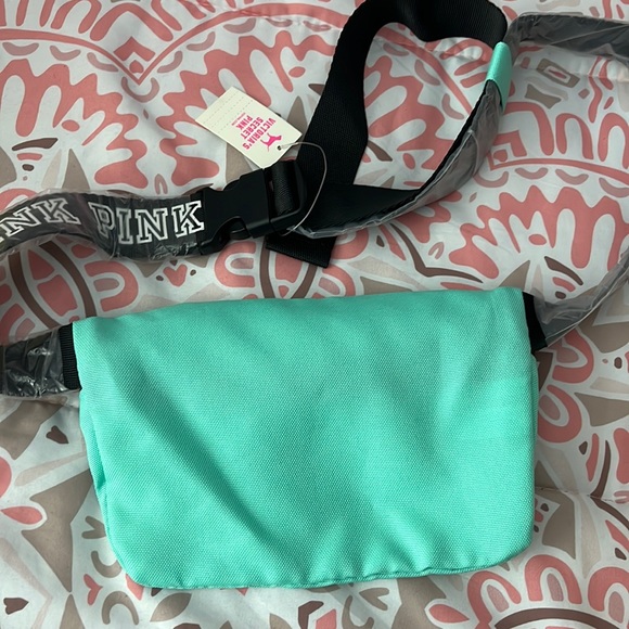 NWT PINK Victoria Secret Turquoise Belt Bag - Picture 4 of 5